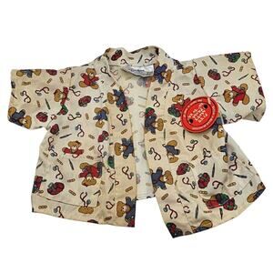 Build-a-Bear Workshop Doctor/Nurse Scrubs Jacket NEW